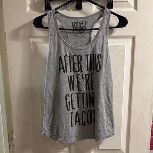 Chin Up Apparel Light Gray Tank Top